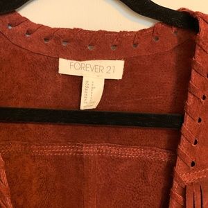 Forever 21 Jackets & Coats - Forever 21 Real Pigskin Leather Red Vest Forever 21 Jackets & Coats - Forever 21 Real Pigskin Leather Red Vest